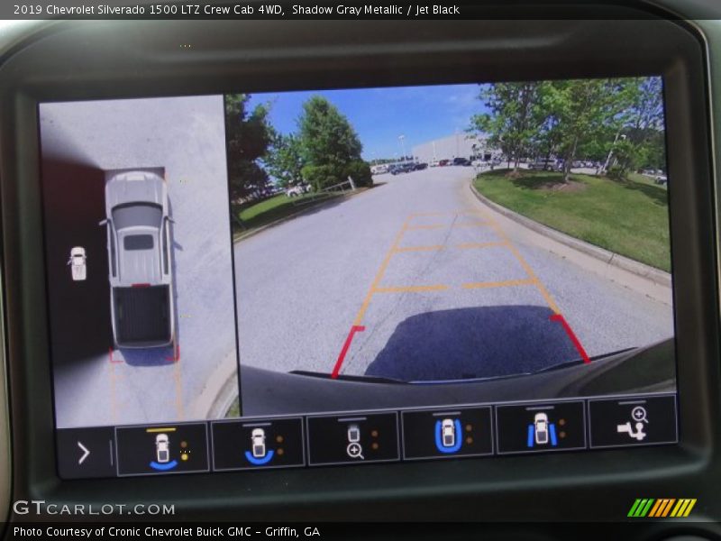 Shadow Gray Metallic / Jet Black 2019 Chevrolet Silverado 1500 LTZ Crew Cab 4WD