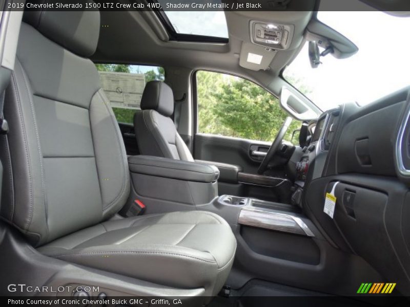 Shadow Gray Metallic / Jet Black 2019 Chevrolet Silverado 1500 LTZ Crew Cab 4WD