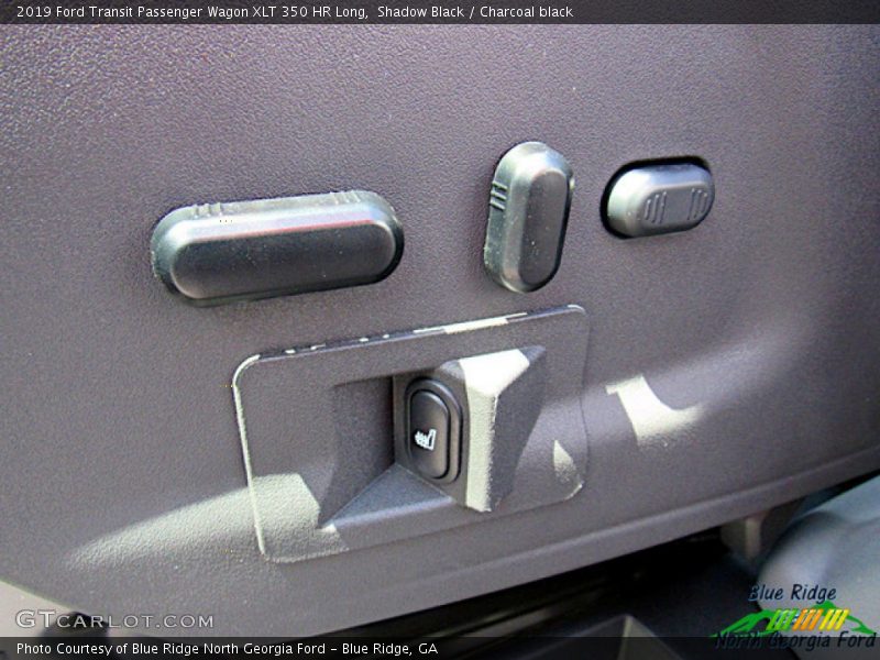 Shadow Black / Charcoal black 2019 Ford Transit Passenger Wagon XLT 350 HR Long