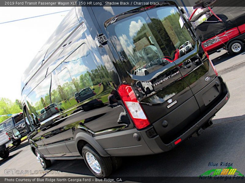Shadow Black / Charcoal black 2019 Ford Transit Passenger Wagon XLT 350 HR Long