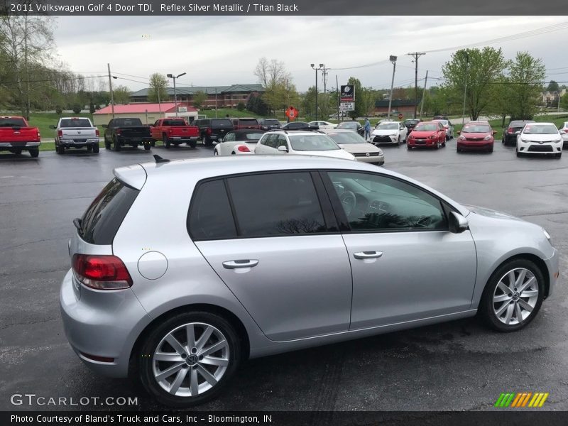 Reflex Silver Metallic / Titan Black 2011 Volkswagen Golf 4 Door TDI