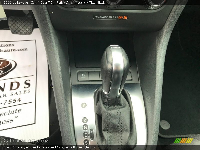 Reflex Silver Metallic / Titan Black 2011 Volkswagen Golf 4 Door TDI