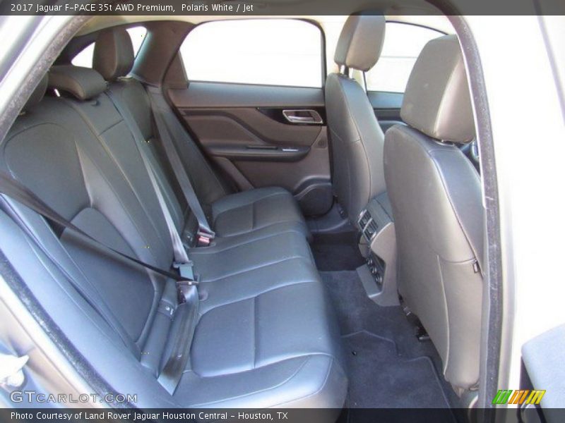 Polaris White / Jet 2017 Jaguar F-PACE 35t AWD Premium