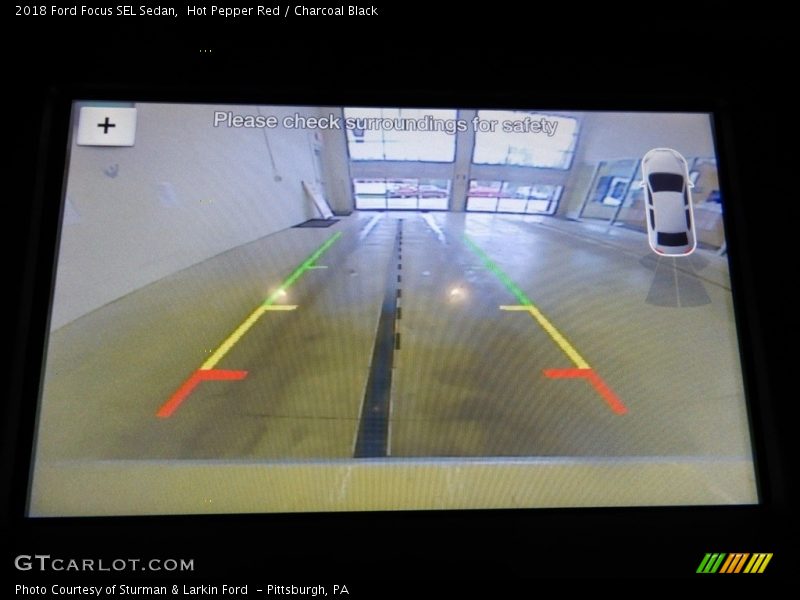 Hot Pepper Red / Charcoal Black 2018 Ford Focus SEL Sedan