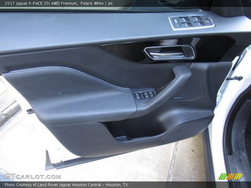 Polaris White / Jet 2017 Jaguar F-PACE 35t AWD Premium