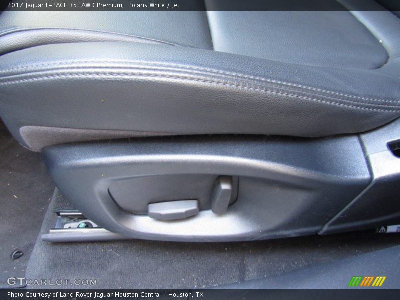 Polaris White / Jet 2017 Jaguar F-PACE 35t AWD Premium
