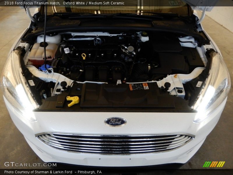 Oxford White / Medium Soft Ceramic 2018 Ford Focus Titanium Hatch