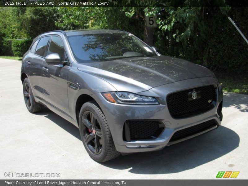 Corris Grey Metallic / Ebony 2019 Jaguar F-PACE S AWD