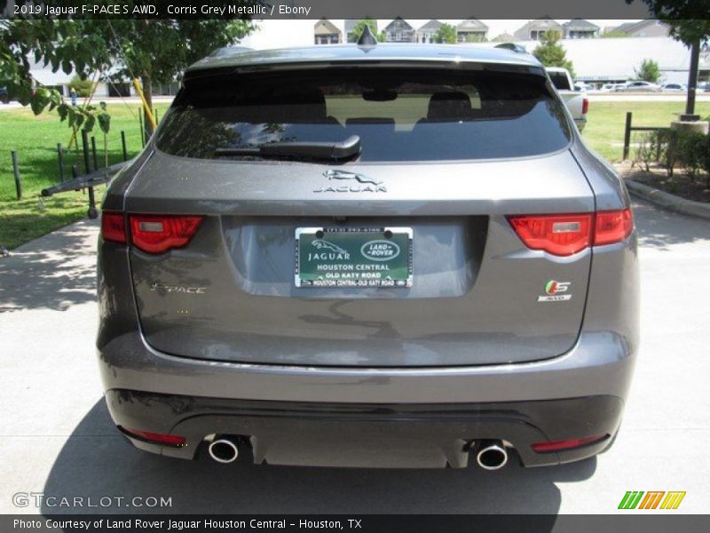 Corris Grey Metallic / Ebony 2019 Jaguar F-PACE S AWD