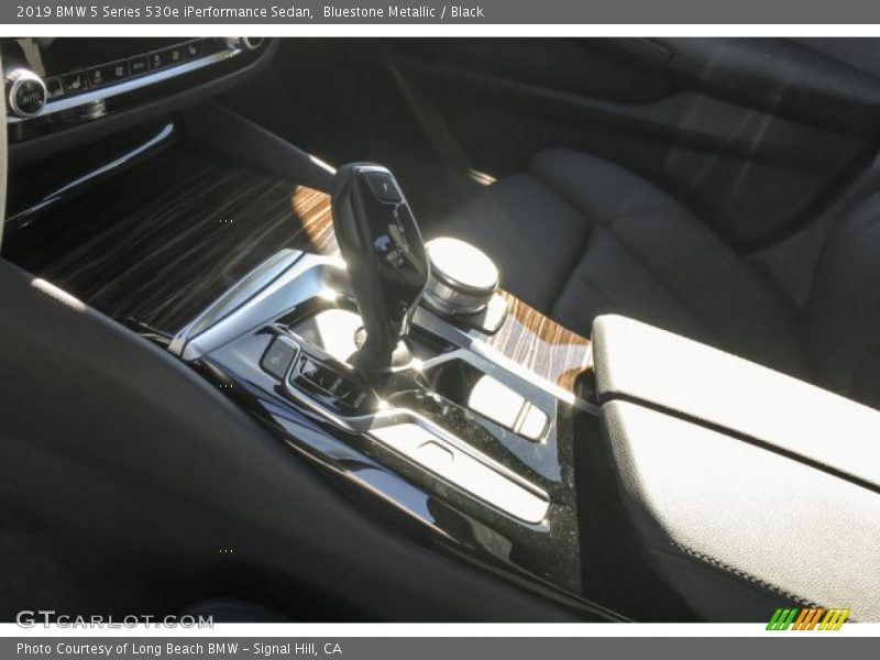 Bluestone Metallic / Black 2019 BMW 5 Series 530e iPerformance Sedan
