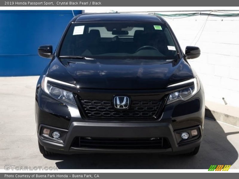 Crystal Black Pearl / Black 2019 Honda Passport Sport
