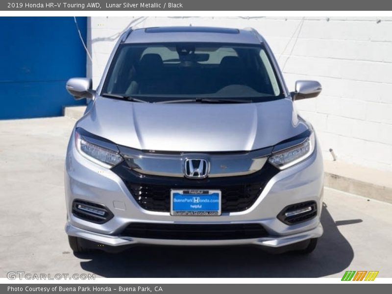 Lunar Silver Metallic / Black 2019 Honda HR-V Touring AWD