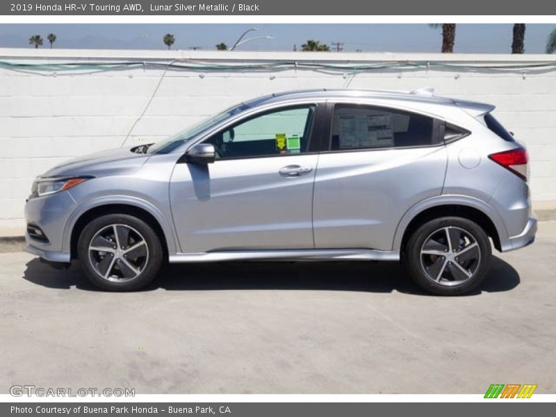 Lunar Silver Metallic / Black 2019 Honda HR-V Touring AWD