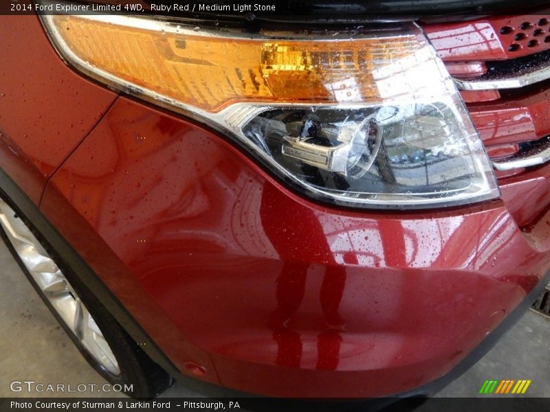 Ruby Red / Medium Light Stone 2014 Ford Explorer Limited 4WD