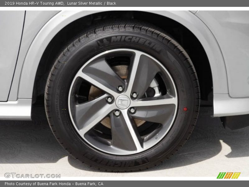 Lunar Silver Metallic / Black 2019 Honda HR-V Touring AWD
