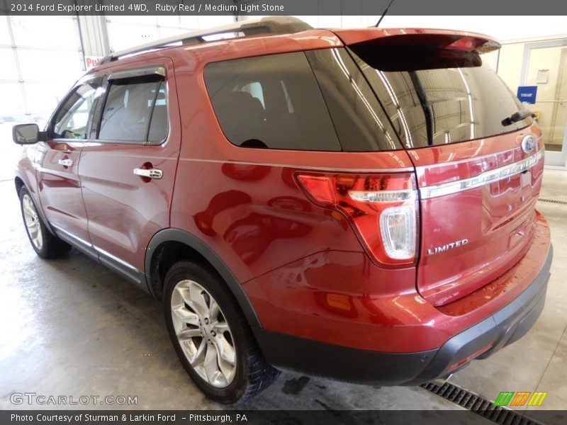 Ruby Red / Medium Light Stone 2014 Ford Explorer Limited 4WD