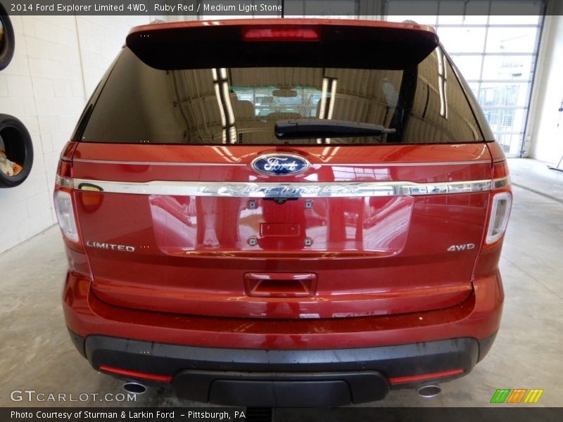 Ruby Red / Medium Light Stone 2014 Ford Explorer Limited 4WD