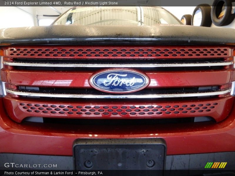 Ruby Red / Medium Light Stone 2014 Ford Explorer Limited 4WD