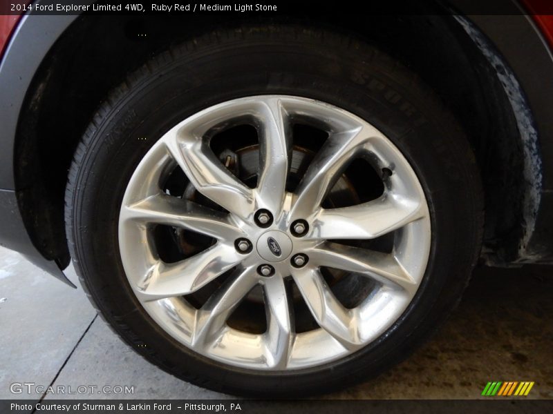 Ruby Red / Medium Light Stone 2014 Ford Explorer Limited 4WD
