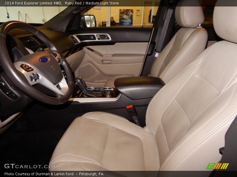 Ruby Red / Medium Light Stone 2014 Ford Explorer Limited 4WD