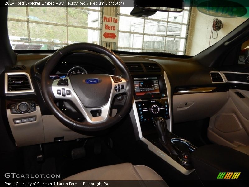 Ruby Red / Medium Light Stone 2014 Ford Explorer Limited 4WD