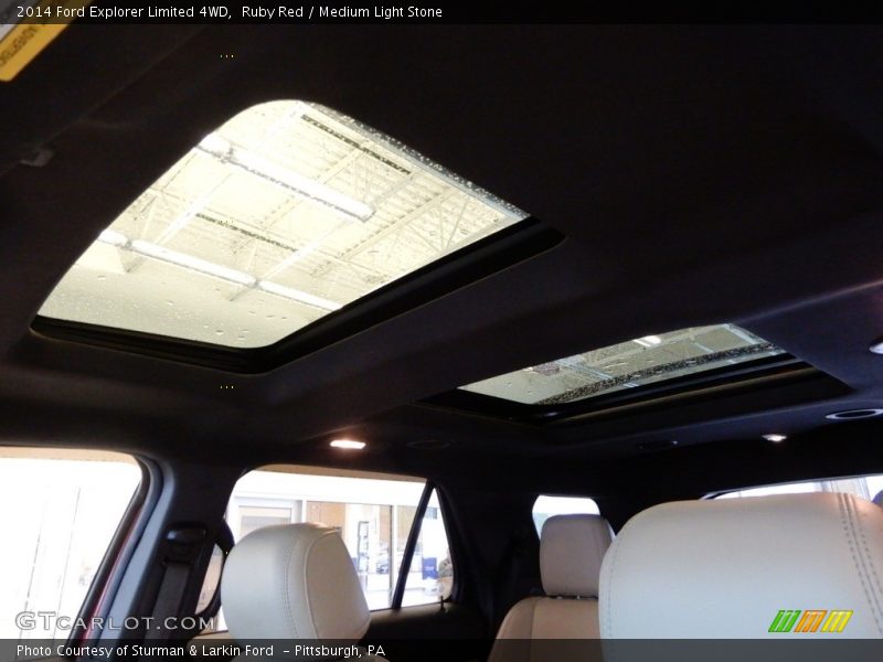 Ruby Red / Medium Light Stone 2014 Ford Explorer Limited 4WD