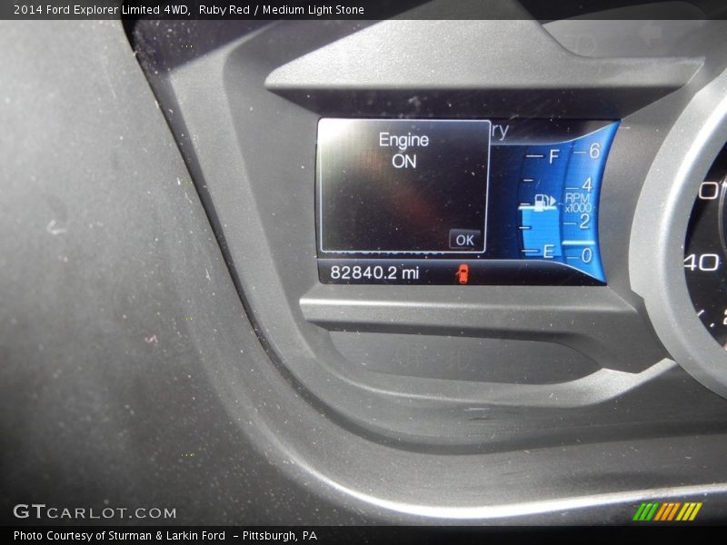 Ruby Red / Medium Light Stone 2014 Ford Explorer Limited 4WD