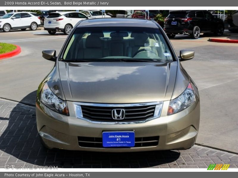 Bold Beige Metallic / Ivory 2009 Honda Accord EX-L Sedan