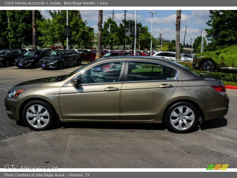 Bold Beige Metallic / Ivory 2009 Honda Accord EX-L Sedan