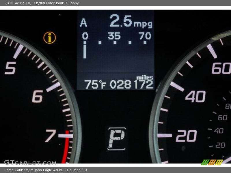 Crystal Black Pearl / Ebony 2016 Acura ILX