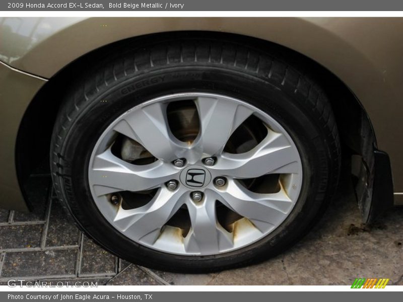 Bold Beige Metallic / Ivory 2009 Honda Accord EX-L Sedan
