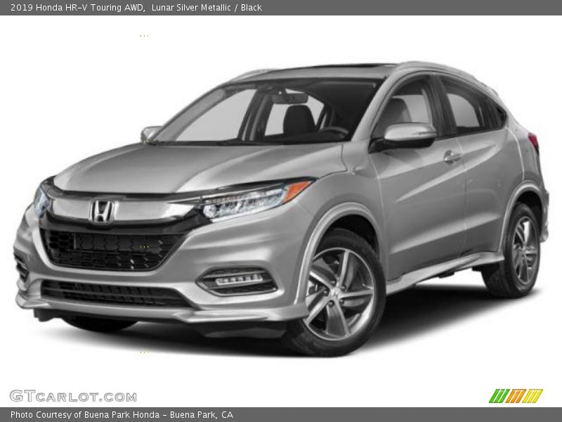 Lunar Silver Metallic / Black 2019 Honda HR-V Touring AWD