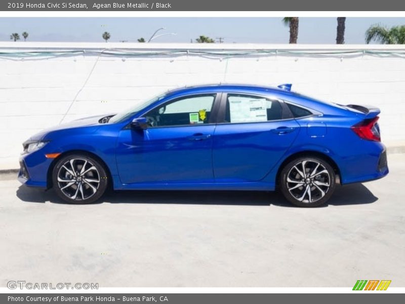  2019 Civic Si Sedan Agean Blue Metallic