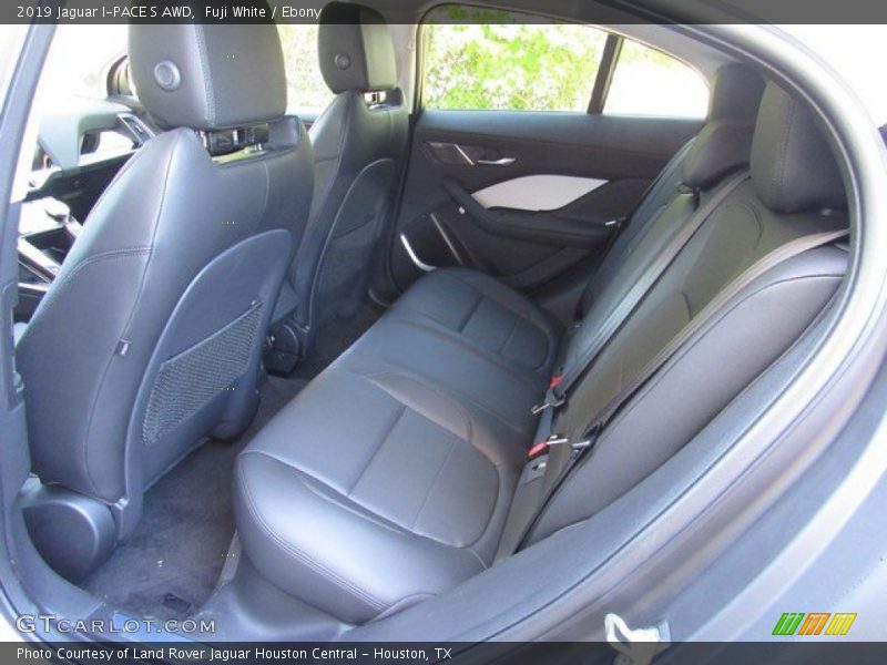 Rear Seat of 2019 I-PACE S AWD