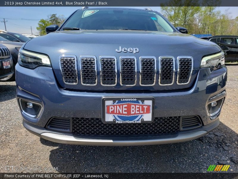 Blue Shade Pearl / Black 2019 Jeep Cherokee Limited 4x4