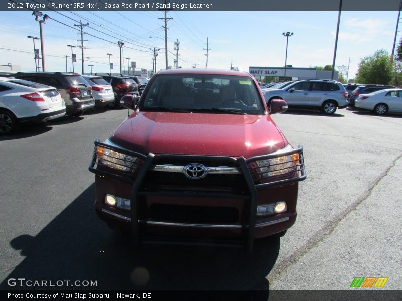 Salsa Red Pearl / Sand Beige Leather 2012 Toyota 4Runner SR5 4x4