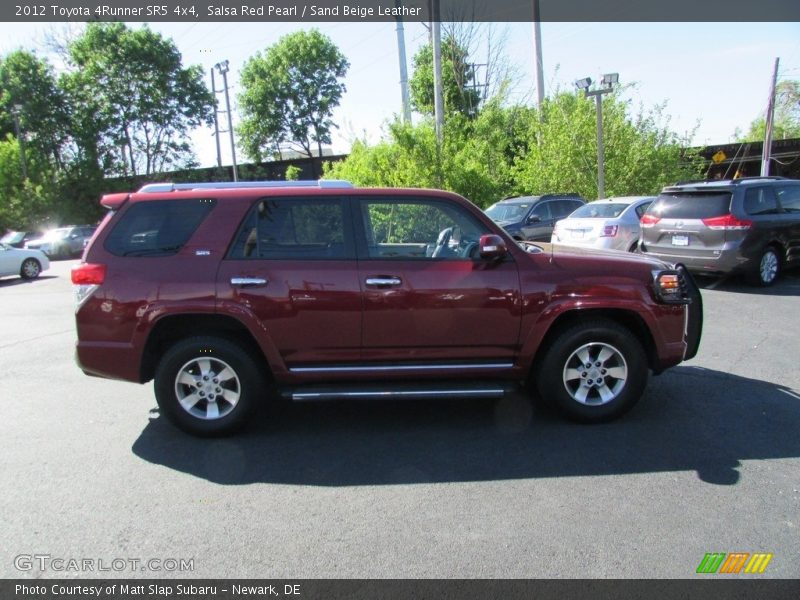 Salsa Red Pearl / Sand Beige Leather 2012 Toyota 4Runner SR5 4x4