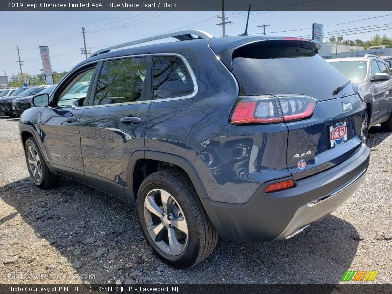 Blue Shade Pearl / Black 2019 Jeep Cherokee Limited 4x4