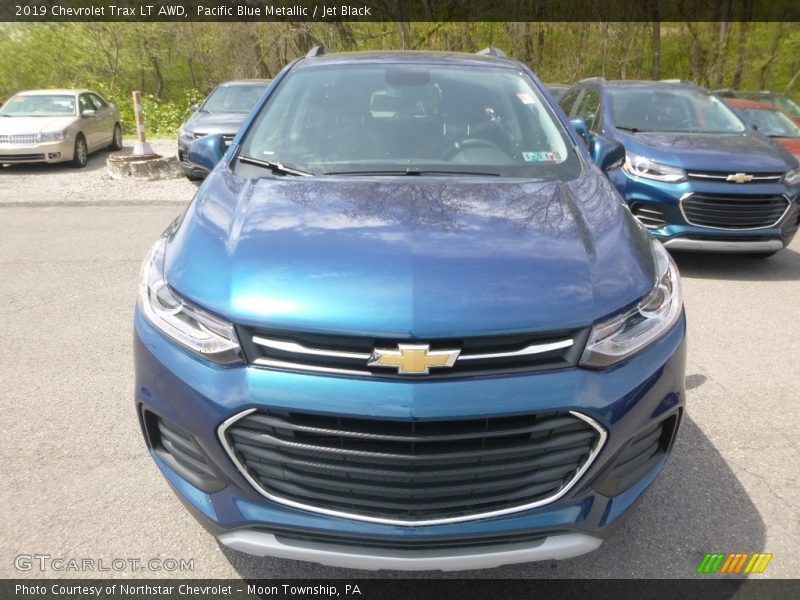 Pacific Blue Metallic / Jet Black 2019 Chevrolet Trax LT AWD