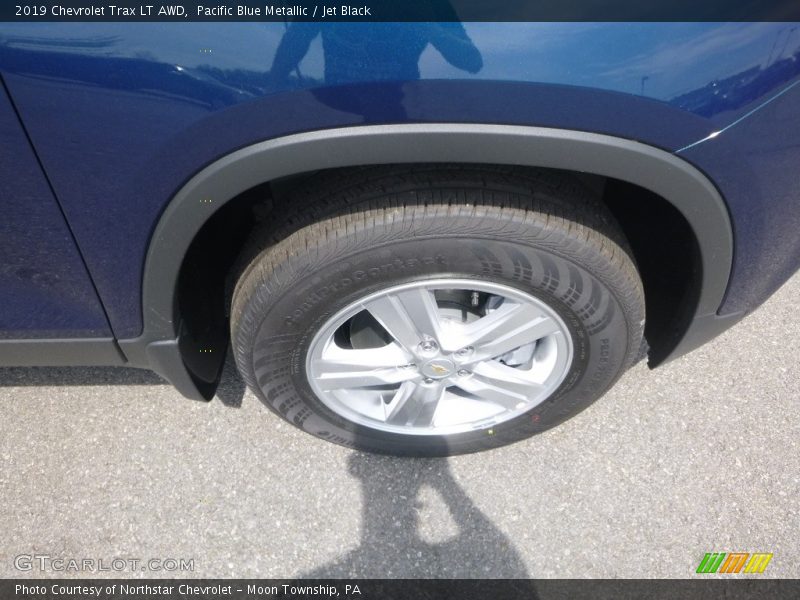Pacific Blue Metallic / Jet Black 2019 Chevrolet Trax LT AWD