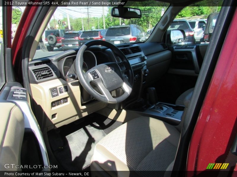Salsa Red Pearl / Sand Beige Leather 2012 Toyota 4Runner SR5 4x4