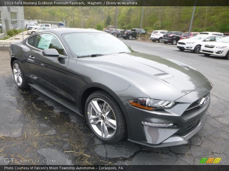 Front 3/4 View of 2019 Mustang EcoBoost Premium Fastback