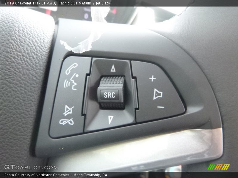 Pacific Blue Metallic / Jet Black 2019 Chevrolet Trax LT AWD