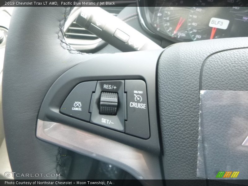 Pacific Blue Metallic / Jet Black 2019 Chevrolet Trax LT AWD