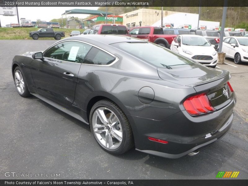 Magnetic / Ebony w/Alcantara 2019 Ford Mustang EcoBoost Premium Fastback