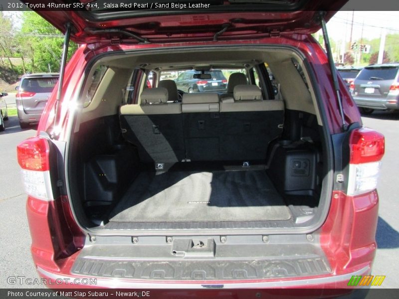 Salsa Red Pearl / Sand Beige Leather 2012 Toyota 4Runner SR5 4x4