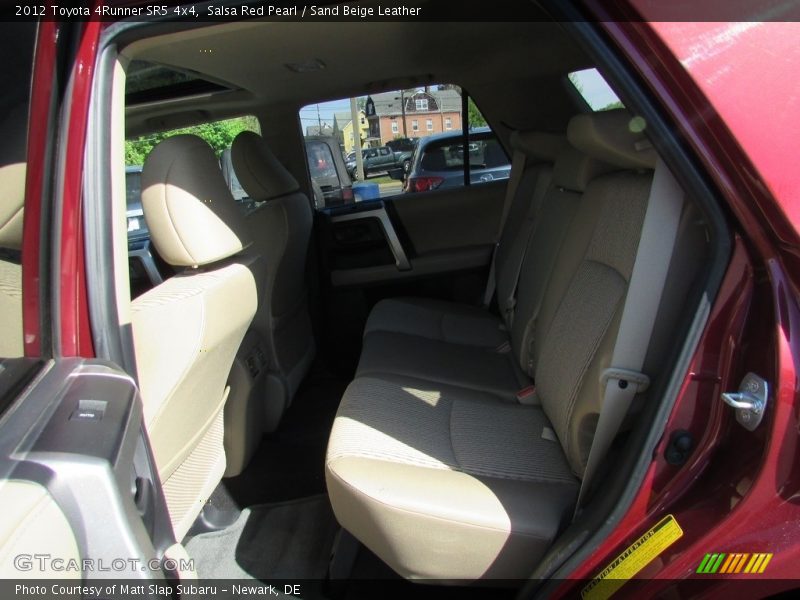 Salsa Red Pearl / Sand Beige Leather 2012 Toyota 4Runner SR5 4x4
