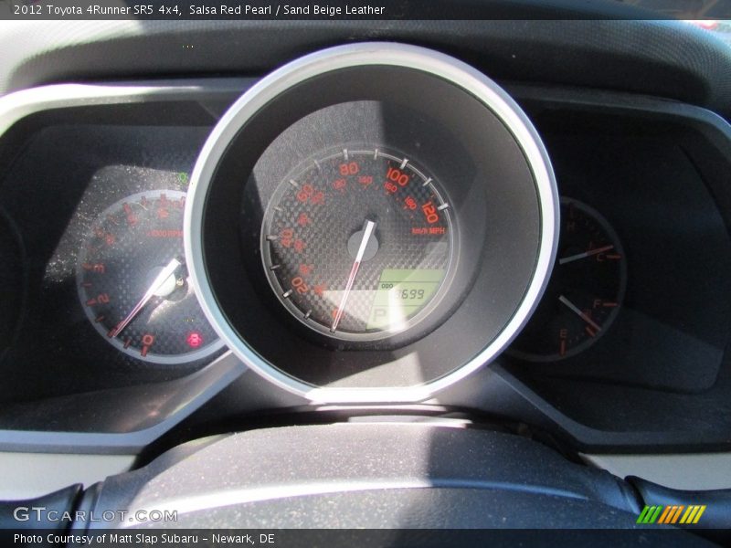 Salsa Red Pearl / Sand Beige Leather 2012 Toyota 4Runner SR5 4x4