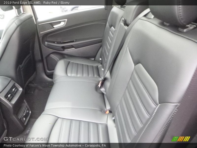 Ruby Red / Ebony 2019 Ford Edge SEL AWD