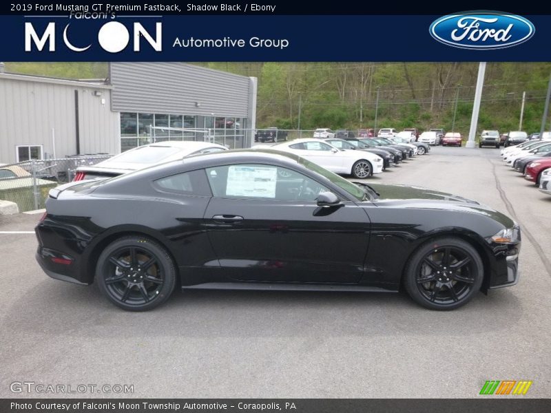 Shadow Black / Ebony 2019 Ford Mustang GT Premium Fastback